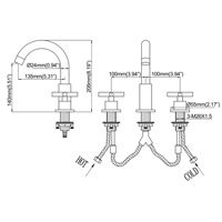 Robinet de lavabo à montage sur comptoir, finition noir mat, en laiton, monotrou, monocommande, cartouche céramique, certifié NSF, débit contrôlé, garantie 5 ans