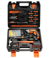 Kit de herramientas de mano para garaje de taller, destornillador de enchufe negro, Combo de herramientas de trinquete mecánico para vehículo, juego de herramientas de trinquete para vehículo mecánico