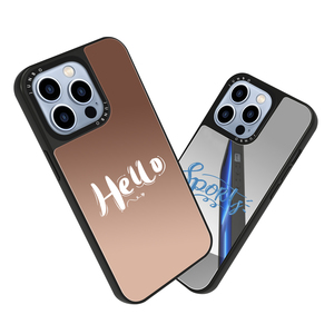 Thời trang đường phố tùy chỉnh in gương trường hợp điện thoại cho Iphone 15 vỏ với máy ảnh logo cho iPhone loạt - Product Image 3