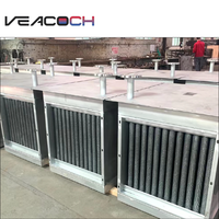 Intercambiador de Calor de Tubos Aletados de Alta Eficiencia para Refrigeración de Aire HVAC y Transferencia de Calor de Aire Fresco en Aire Acondicionado Central