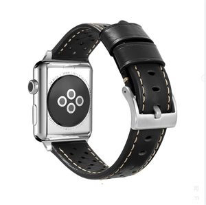 Cinturino Vintage in Pelle Crazy Horse Traforata per <span class=keywords><strong>Apple</strong></span> <span class=keywords><strong>Watch</strong></span> Serie 7 8 <span class=keywords><strong>9</strong></span> - Product Image 5