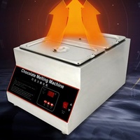 Machine commerciale de fusion de chocolat chaud, 110v, 220v, 12kg, à vendre