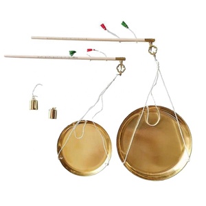 Wiegen Sie die kleine Kupfer waage Wiegen Sie die Zange Küchen waage Altmodische traditionelle chinesische Medizin waage und wiegen Sie den Pol - Product Image 1