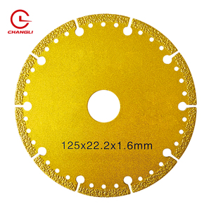 Nuovo multiuso brasato sottovuoto diamantato circolare con punta in metallo duro lama per sega brasatura smerigliatrice angolare per saldatura per il taglio dei metalli - Product Image 6