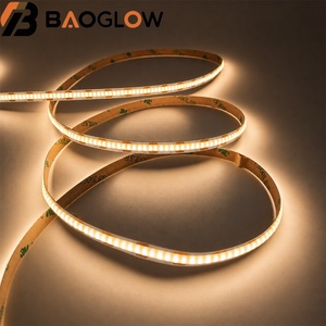 Bande LED COB 300D anti-corrosion 5V 12W/M 8mm sur circuit imprimé en cuivre plaqué 1,7cm de large, indice de rendu des couleurs Ra95, multi-CCT, haute luminosité pour intérieur, idéale pour restaurants - Product Image 5
