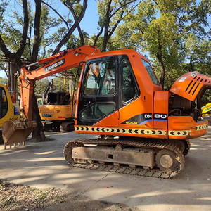 Robust and Reliable DOOSAN <b>8</b> <b>Tons</b> Used Excavator Carefully Selected Used Mini Excavator DH80 in good condition for sale - Product Image 1