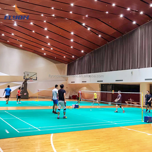 Azulejos entrelazados de suelo deportivo de PVC comercial para gimnasio, estadio, Fitness - Product Image 3