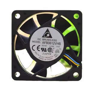 Original axial flow fan 6CM 6015 12V 0.24A AFB0612VHB 4-wire PWM speed regulation cooling fan