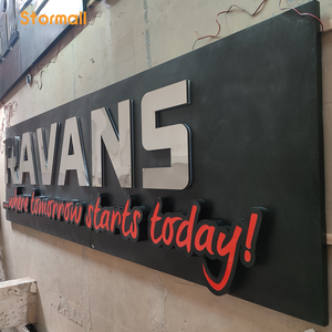 Tùy Chỉnh Chất Lượng Cao Vàng 3D LED Đăng Board Kinh Doanh Chuỗi Thương Hiệu Quảng Cáo Và Trang Trí LED Thư - Product Image 5