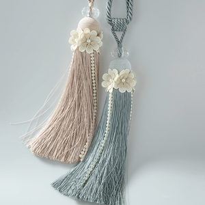 2025 nouvelles innovations <span class=keywords><strong>Fontainebleau</strong></span> tête unique grosse pointe boule suspendue gland <span class=keywords><strong>chinois</strong></span> avec fleur tissée - Product Image 5