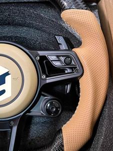 <span class=keywords><strong>Volante</strong></span> Deportivo Personalizado de Fibra de Carbono con LED y Cuero para Porsche, Diseño Deportivo para Modelos Macan, Cayenne, 718, 911, 918, 958, 970, 971, 958 - Product Image 3