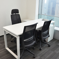 Bureau de travail moderne en métal, poste de travail modulaire, table d'ordinateur pour employés avec garantie de 6 ans, 24 couleurs au choix, usage commercial