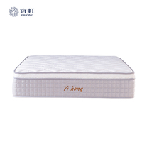 Großhandelspreis King Queen Twin Double Size Latex Gel Memory Foam Taschenfederkern Hotelbettmatratze mit Bezug im Karton