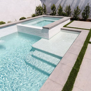 <span class=keywords><strong>Piscine</strong></span> hors sol en fibre de verre de grande taille pour la maison, avec échelle, préfabriquée, 5 pieds, 32 pieds - Product Image 1