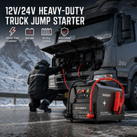 Démarreur de secours LiFePO4 5500A personnalisé avec coque en alliage, pack d'alimentation pour flotte de camions diesel, booster robuste, OEM, marque privée, vente en gros