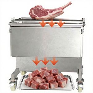 Trancheuse Commerciale Entièrement Automatique pour Steaks, Agneaux, Porcs, Coupe-Aliments Multifonctionnel avec Moteur en Cuivre Pur et Acier Inoxydable - Product Image 1