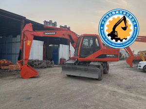 Doosan Venta caliente de segunda mano Doosan DH150 Excavadora usada en buenas condiciones Excavadora de ruedas - Product Image 2