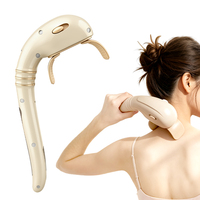 Masajeador de Cuello Profesional de Tejido Profundo Shiatsu, Pistola de Masaje Fascial Multimodal Premium, Recargable Tipo-C, Eléctrico
