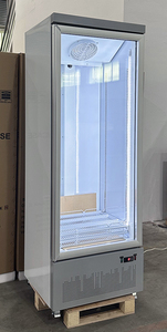 500L cửa duy nhất Kem hiển thị tủ đông đông thực phẩm đông lạnh cửa kính Showcase Quạt làm mát siêu thị dọc tủ đông - Product Image 2