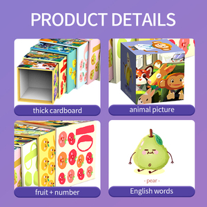 Giáo Dục Sớm Đồ Chơi Gốc Trường Cuộc Phiêu Lưu Tông Học Tập Bảng Trò Chơi 10 Pcs Xây Dựng Khối Đồ Chơi Cho Bé - Product Image 5