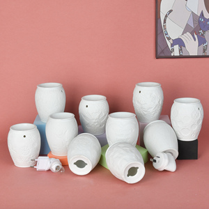 Home Hotel Decoration Candle Essential Oil Atmosphere Aromatherapy Ceramic Oil Burner <strong>Angel</strong> Pattern - Product Image 5