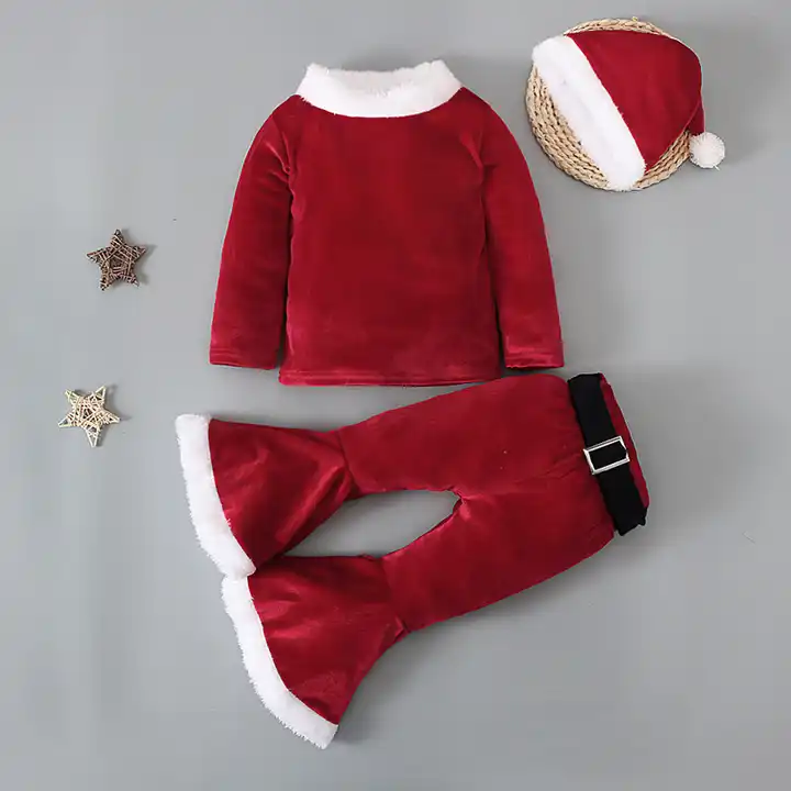 Santa Leggings, Christmas Baby & Toddler Outfit