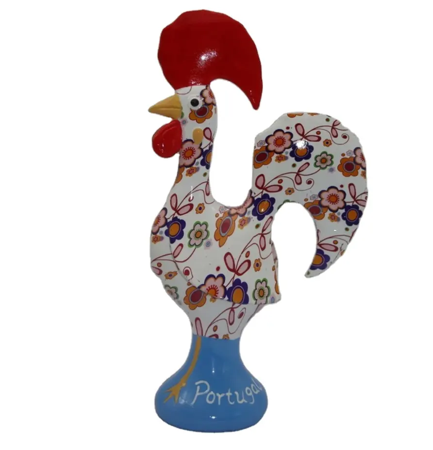 Resin Crafts Big Garden Country Farm Rooster Animal Decorative Statue Collection Gift Home Decoration