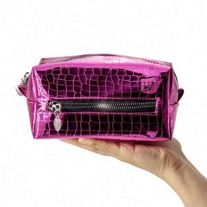 Bolsa de Maquillaje Cosmética de Viaje Personalizada con Cierre de Cuero TPU para Regalos Empresariales - Product Image 4