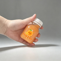 Botellas Personalizadas con Logotipo para Smoothies y Shots de 120oz, Contenedores para Shots, Botellas de Jugo para el Desayuno con Boca Única