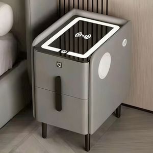 Nouvelle table <span class=keywords><strong>de</strong></span> chevet intelligente moderne et élégante pour chambre à coucher, avec rangement intégré pour tête <span class=keywords><strong>de</strong></span> <span class=keywords><strong>lit</strong></span> - Product Image 5