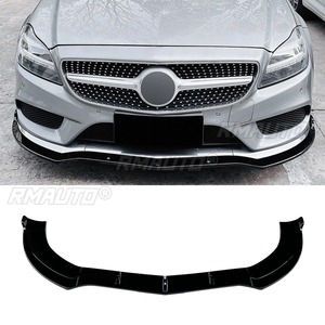 สำหรับ Mercedes Benz CLS Class C218 X218 ปี 2014-2017 AMG ชุดแต่งกันชนหน้า ลิปสปลิตเตอร์ ดิฟฟิวเซอร์ ชุดแต่งตัวถังรถยนต์ ฝาครอบป้องกันกันชน - Product Image 3