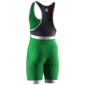 Justaucorps de lutte pour hommes National Elite, justaucorps athlétique, collant de lutte, combinaison de sport, tenue de gym, sous-vêtement de sport - Product Image 4