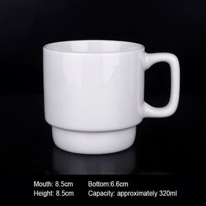 แก้วกาแฟเซรามิกเปล่าพิมพ์ลายโลโก้ตามสั่งสีขาวพอร์ซเลนขนาด11ออนซ์สำหรับเทศกาลคริสต์มาส - Product Image 5