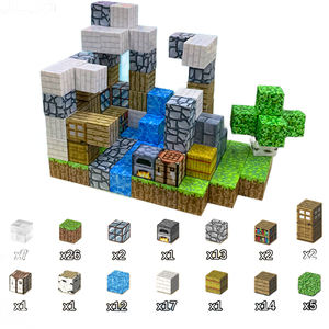 My World Cubo Magnetico per Bambini, Blocchi da Costruzione Magnetici Esplorazione della Foresta Fai da Te - Product Image 4