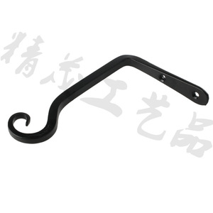Jingmao Wall Mounted Wrought Iron <b>Hook</b> 5.67 In <b>S</b> Shaped Minimalist Design For Clothes And Baskets Durable - Product Image 5