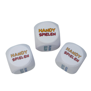 <span class=keywords><strong>Dés</strong></span> à 6 faces en mousse PU personnalisables OEM/ODM, <span class=keywords><strong>dés</strong></span> polyédriques blancs, <span class=keywords><strong>dés</strong></span> de jeu Fidget Cube <span class=keywords><strong>avec</strong></span> mots, boule géante en mousse – Vente chaude - Product Image 2