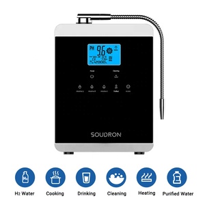 Hot bán Titan bạch kim nước kiềm Máy PH kangen nước <span class=keywords><strong>Ionizer</strong></span> 5 7 11 tấm kangen máy nước - Product Image 3