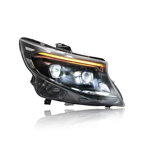 FH Upgrade to New Style LED headlight front light Assembly for Mercedes Benz Vito V class 2016-2023 V260 W447 head lamp