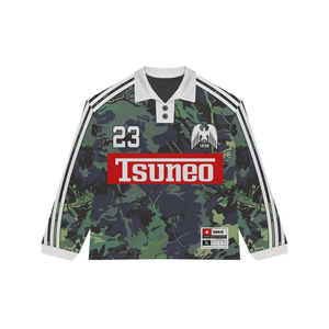 Maglietta Termica Personalizzata a Maniche Lunghe in Spugna Francese con Bottoni, Ricamo a Righe e Strass, <span class=keywords><strong>Polo</strong></span> a Maniche Lunghe - Product Image 3