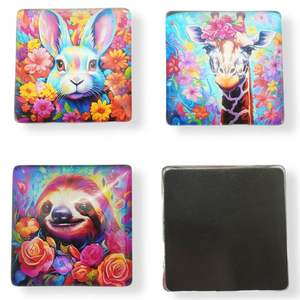 Aimants de réfrigérateur en verre cristal personnalisés 3D, souvenirs promotionnels à prix d'usine - Product Image 6