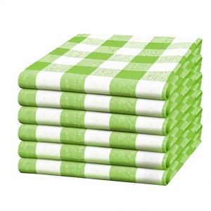 Paño de Cocina a Cuadros Teñido con Hilo BTI, 100% Algodón, Secado Rápido, Súper Absorbente, Antimicrobiano, Paño para Platos, Paño de Té - Product Image 1
