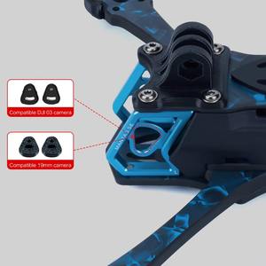 Telaio Professionale per Drone FPV da 5 Pollici - Ibrido in Fibra di Carbonio/Metallo Manta 5 SE Squashed <span class=keywords><strong>X</strong></span> di Axisflying - Product Image 2