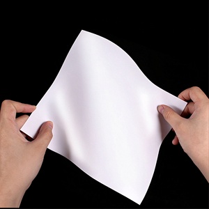 White Matte <b>PVC</b> Sheet Flame Retardant Insulating Plastic Sheet Light Blocking Rigid <b>Board</b> Custom Printing Die Cutting - Product Image 5
