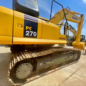 รถขุดขนาดกลาง Komatsu PC270 น้ำหนัก 27 ตัน สีเดิม ใช้งานได้ดี สภาพดี รถขุดไฮดรอลิกแบบตีนตะขาบ Komatsu PC270 มือสอง - Product Image 2