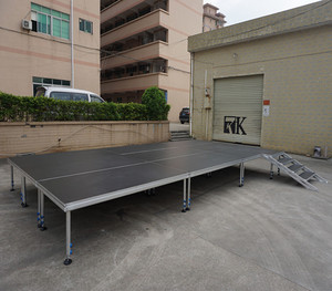 Adjustable Events 1x2m Party <b>Stage</b> Aluminum Wedding 1m X 1m Portable <b>Stage</b> <b>Platform</b> for Concert - Product Image 6