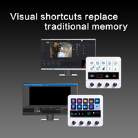 Contrôleur MiraBox N4 Stream Dock avec 10 touches LCD, 4 boutons de déclenchement et moniteur latéral pour le streaming, les jeux et la création de contenu