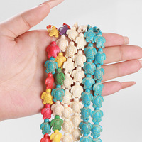 Perles de tortue en turquoise bleue pour bijoux, accessoires de bijouterie, fabrication artisanale, vente transfrontalière, semi-finies, best-seller