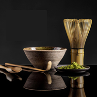 Batteur en bambou personnalisé Poudre Vente en gros Cadeau japonais Outil Fouet Thé Ensemble Matcha