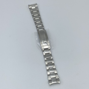 Correa de buceo de acero inoxidable de 20 mm con diseño de tres balas en forma de arco y acabado liso - Product Image 6
