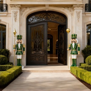 Figurines de Noël en fibre de verre de grande taille pour usage commercial, décorations de Noël d'extérieur, grands ornements de Noël, <span class=keywords><strong>casse</strong></span>-noisettes - Product Image 6